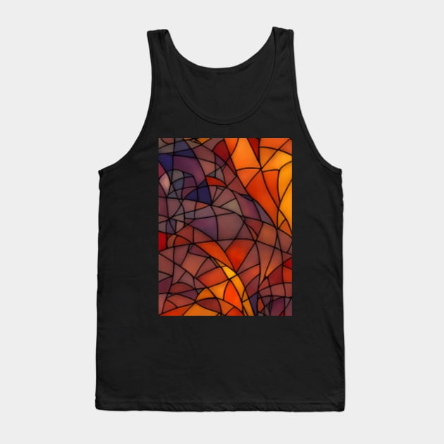 The Stained Glass design pattern is a seamless, purple tone, geometrical, abstract design. It is perfect for adding a touch of elegance to any home décor, shirt, etc. Tank Top by AISHOPPE